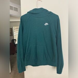 Nike Woman’s cowel neck hoody teal size S